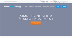 Desktop Screenshot of bookyourcargo.com